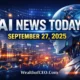 AI News Today September 27 2025