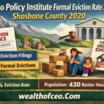 Idaho Policy Institute Formal Eviction Rate 2020 Shoshone County 2020
