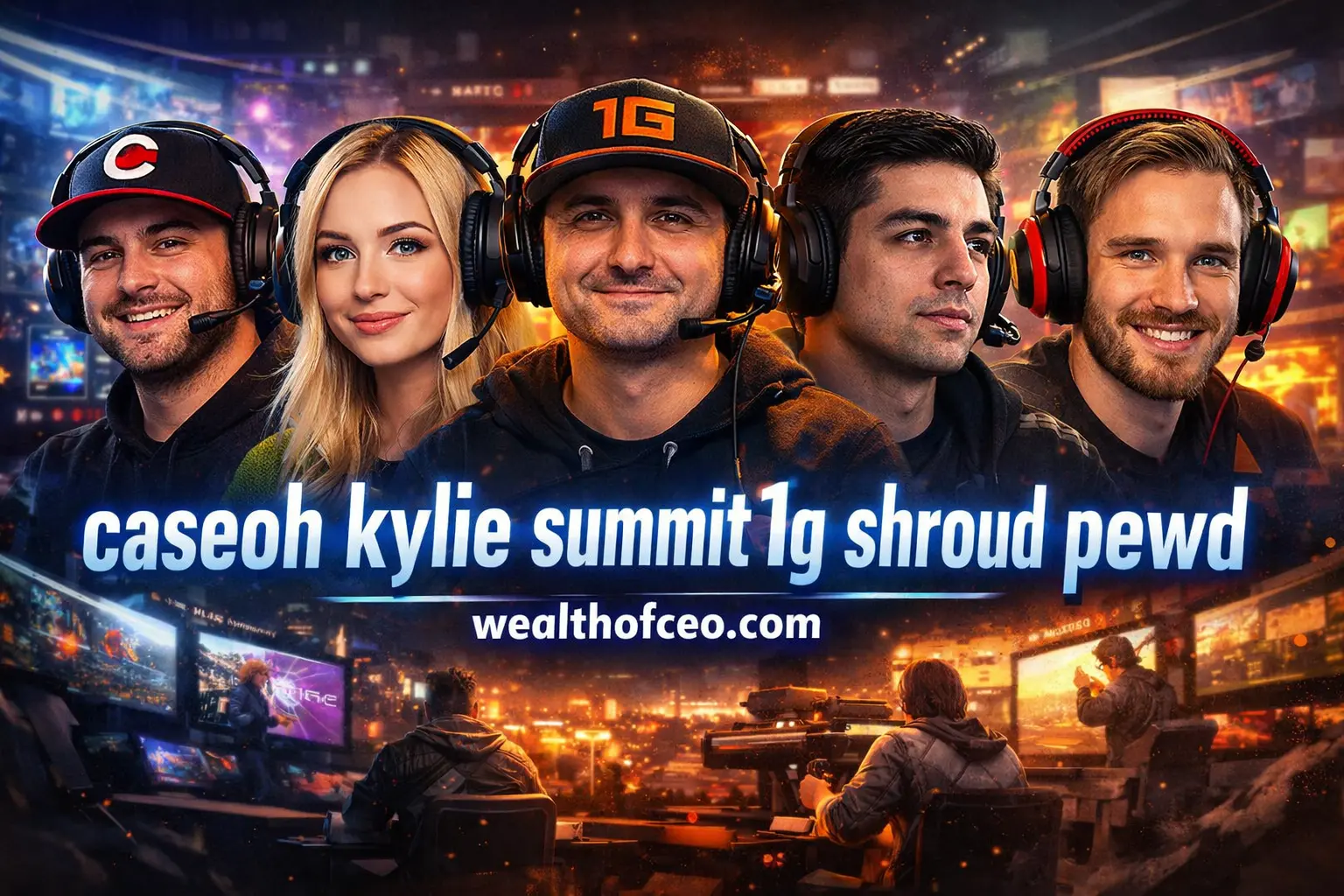 Caseoh Kylie Summit1g Shroud Pewd