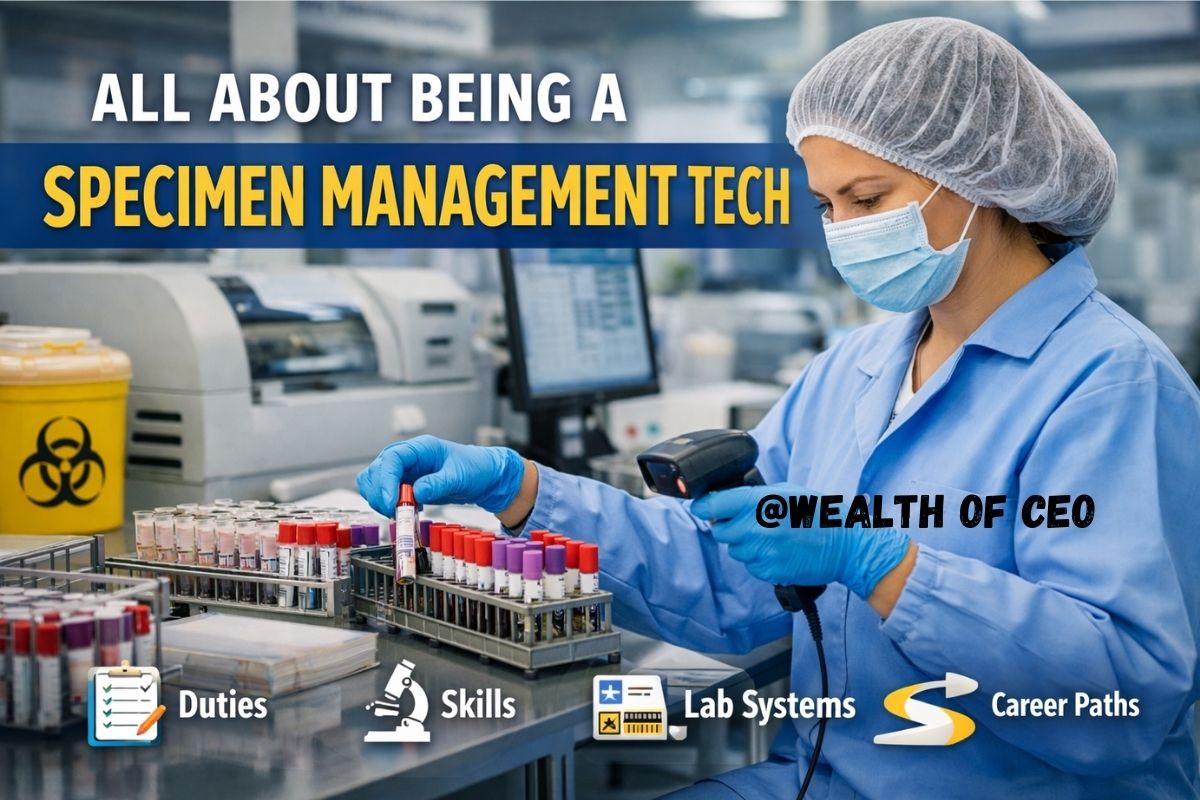 all about being a specimen management tech