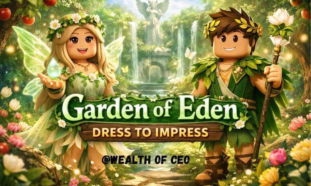garden of eden dress to impress