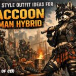 punk style outfit ideas for raccoon human hybrid
