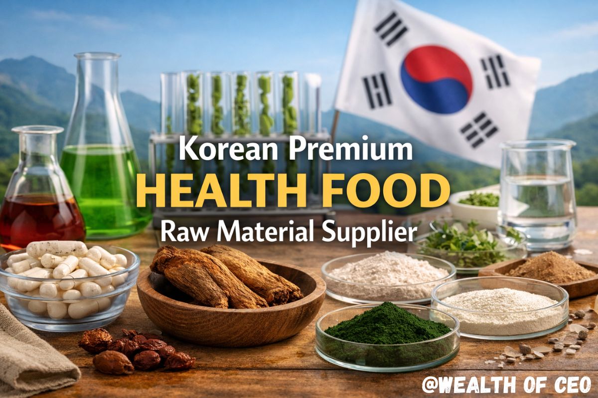 korean premium health food raw material supplier