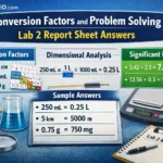 Conversion Factors And Problem Solving Lab 2 Report Sheet Answers