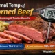 internal temp of corned beef