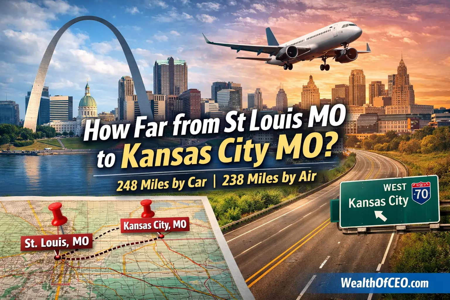 How Far From St Louis Mo To Kansas City Mo