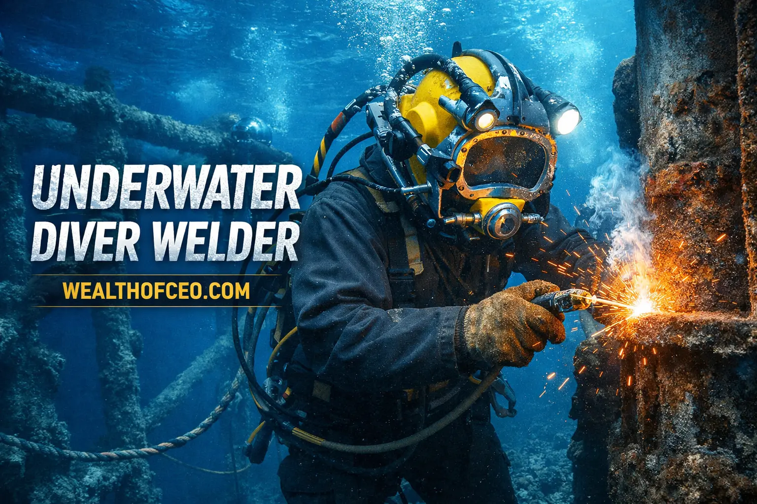 Underwater Diver Welder
