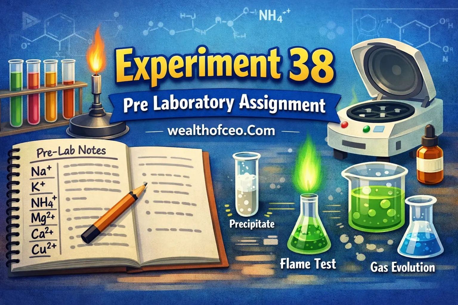 Experiment 38 Pre Laboratory Assignment