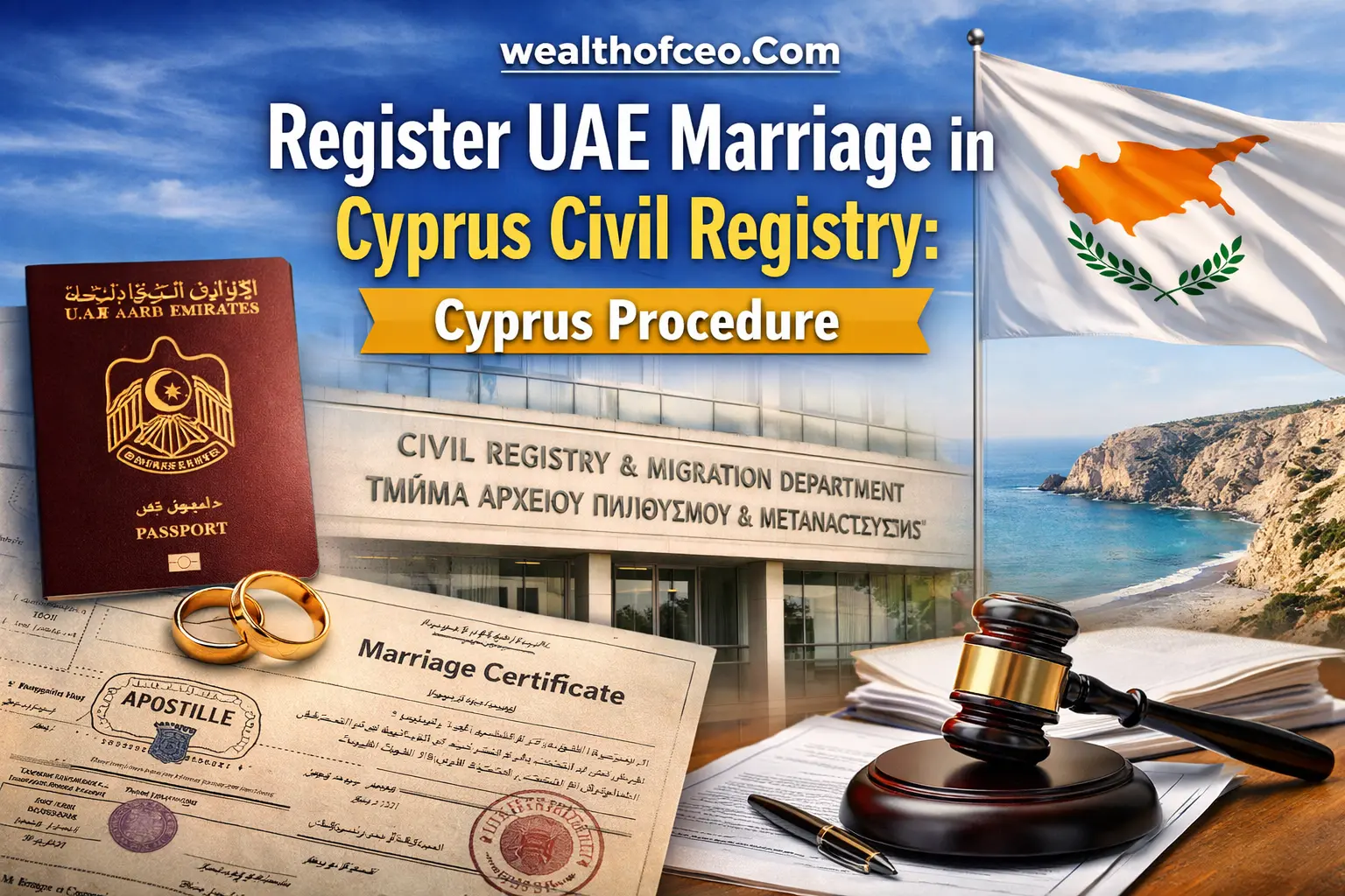 Register Uae Marriage in Cyprus Civil Registry Cyprus Procedure
