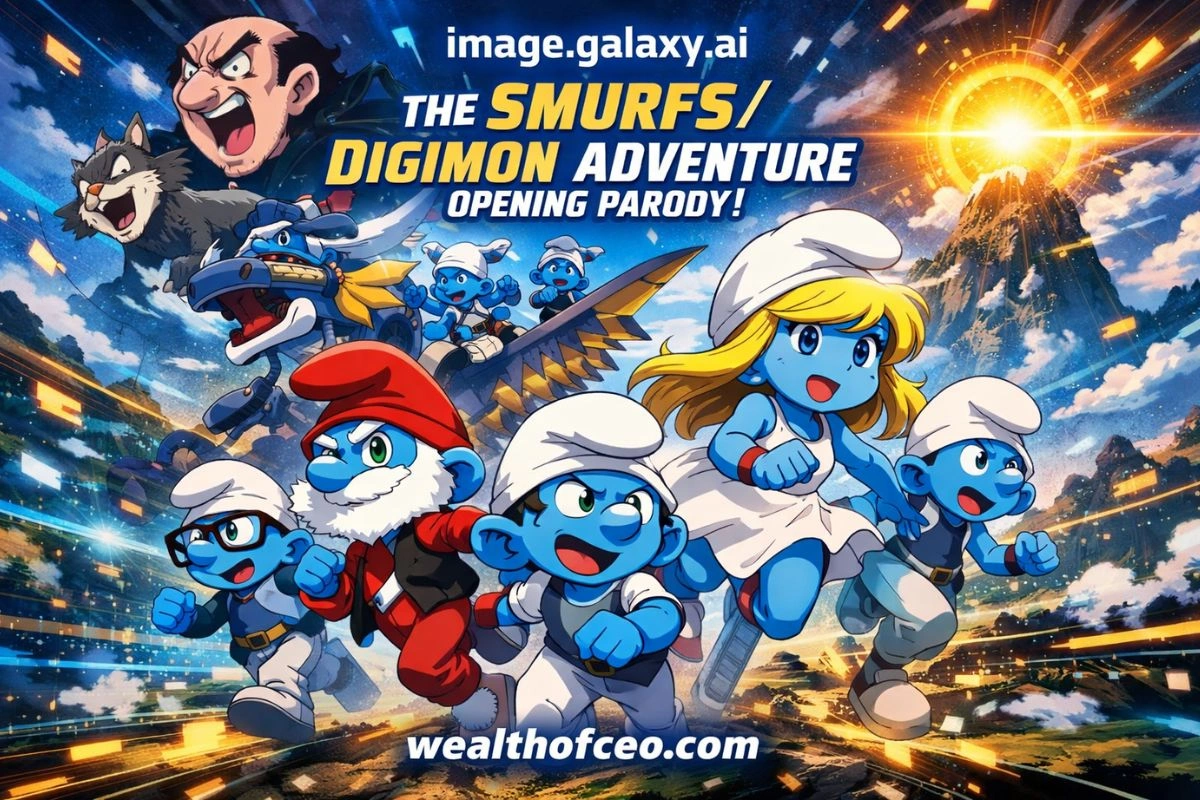 image.galaxy.ai the smurfs digimon adventure opening parody