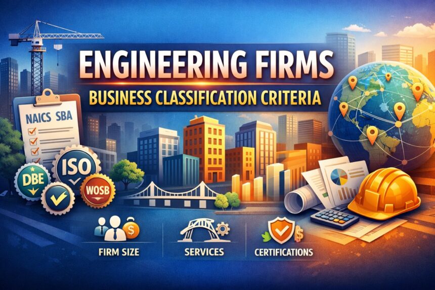 engineering firms business classification criteria