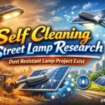 self cleaning street lamp research dust resistant lamp project exist