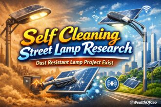 self cleaning street lamp research dust resistant lamp project exist