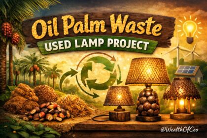 oil palm waste used lamp project